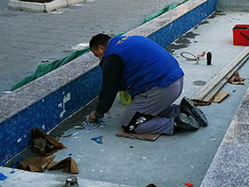 Трг готов на пролеће