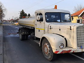 Дезинфекција насеља за време полицијског часа