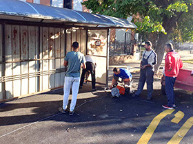 Аутобуско стајалиште на старом месту