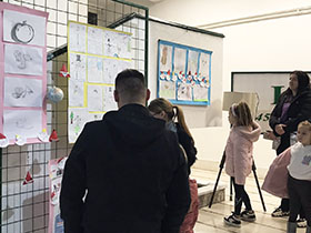 Празнична изложба полазника Ликовне секције