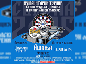 У петак хуманитарни турнир у Ашањи