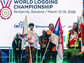 Сремица шампионка света са моторном тестером