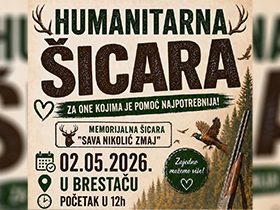 Хуманитарна шицара “Сава Николић Змај” 2. маја у Брестачу