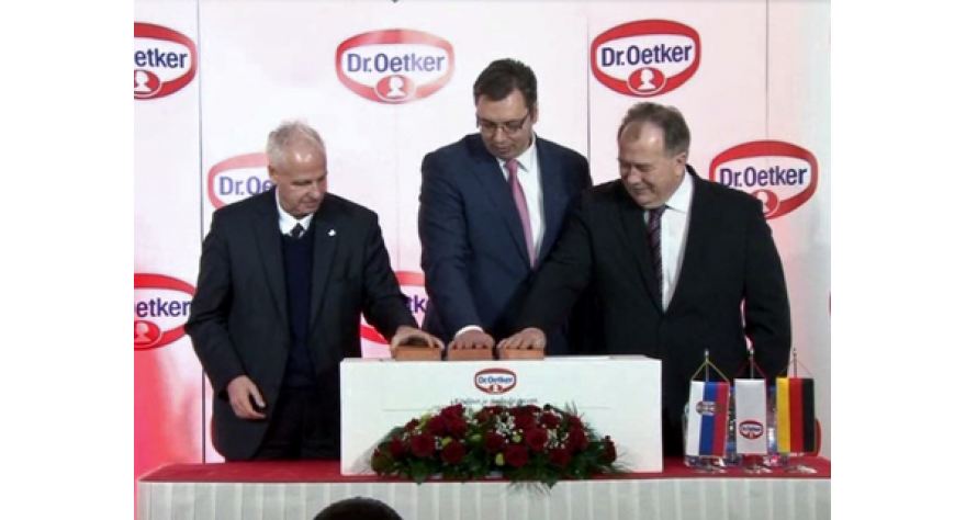 Položen kamen temeljac fabrike Dr. Oetker u Šimanovcima
