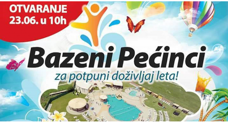 Сезона купања на пећиначким базенима почиње 23. јуна