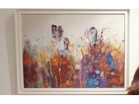 „То свако од нас може бити“ Драгољуб Триндић, техника: уље на платну