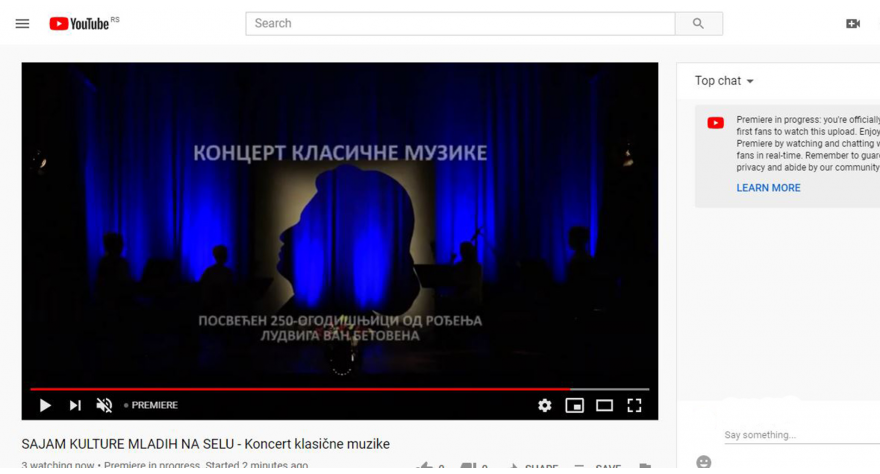 „Омаж Бетовену“ за крај Сајма (Видео)
