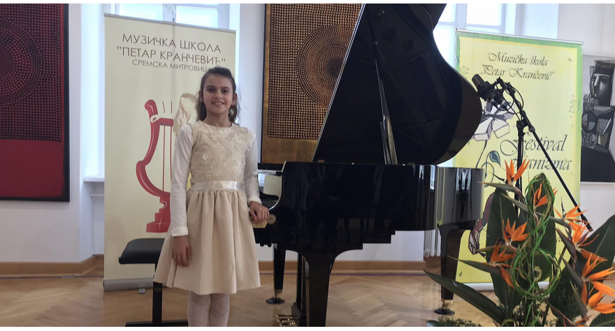 Нови успех мале пијанисткиње из Купинова