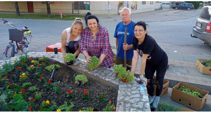 Украшен центар за мештане и посетиоце