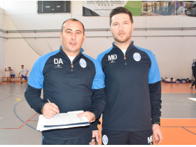 Тренери Милош Ђокић и Дарко Ашаћерић