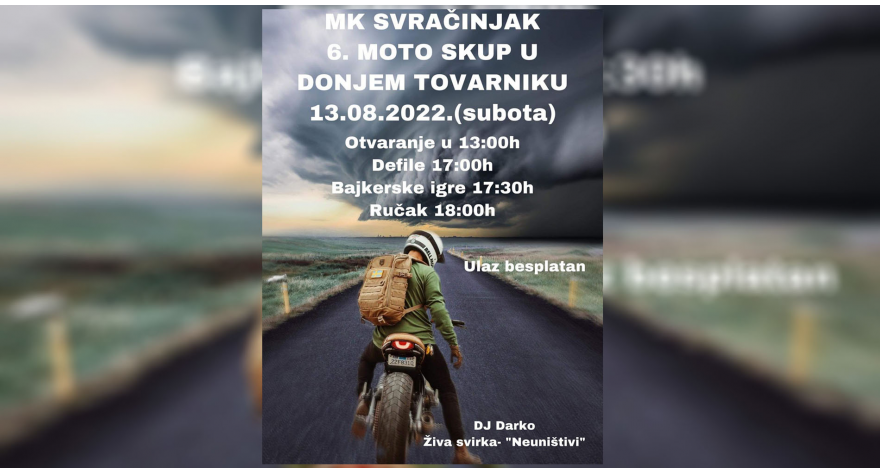 Сутра мото скуп у Доњем Товарнику