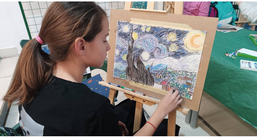 Полазници Ликовне секције КЦП припремају нове изложбе