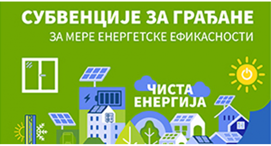 Расписан јавни позив за грађане за енергетску санацију објеката