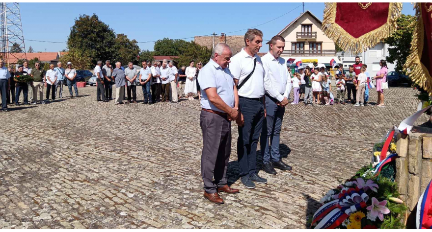 Delegacija Opštine Pećinci odala poštu stradalima u Jameni