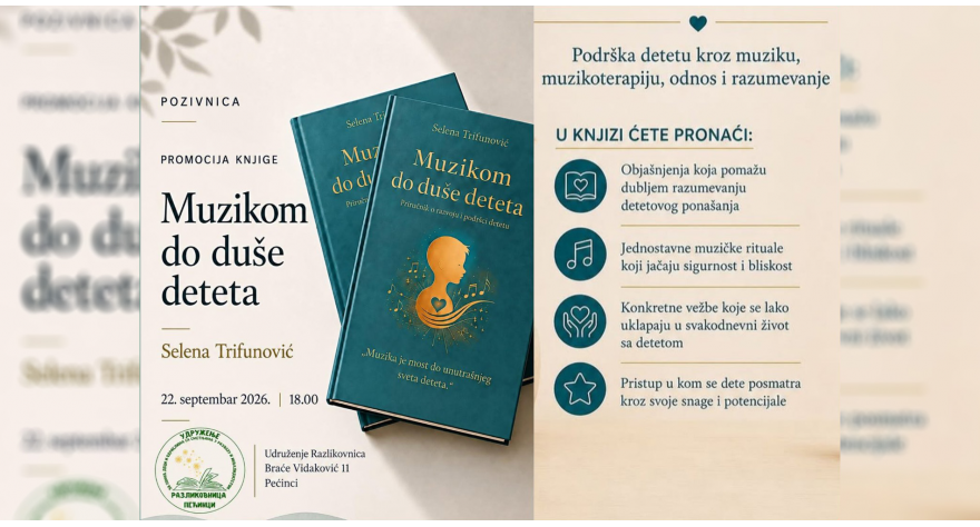 U utorak promocija knjige „Muzikom do duše deteta“